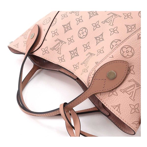 90176693 05 Louis Vuitton Mahina Hina PM Magnolia Shoulder Bag Pink