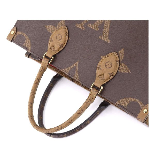 90176710 05 Louis Vuitton Giant Monogram On The Go MM 2Way Tote Shoulder Bag