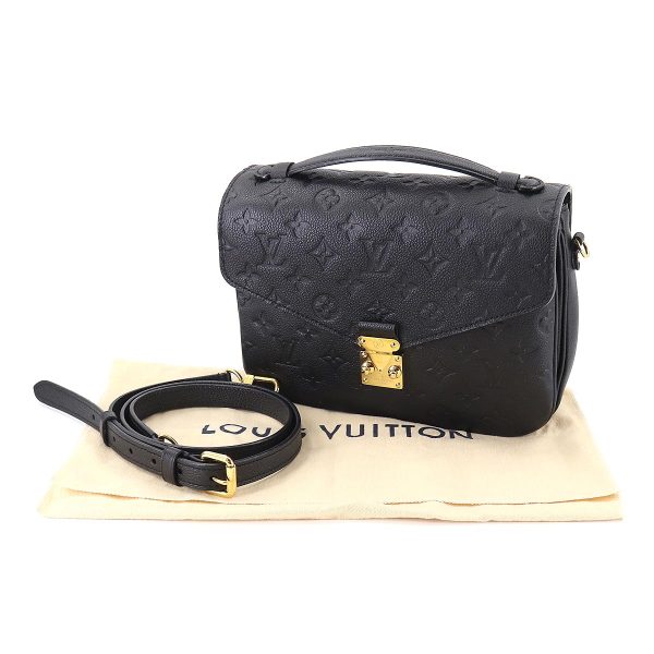 90176711 09 Louis Vuitton Monogram Implant Pochette Metis MM 2Way Shoulder Bag