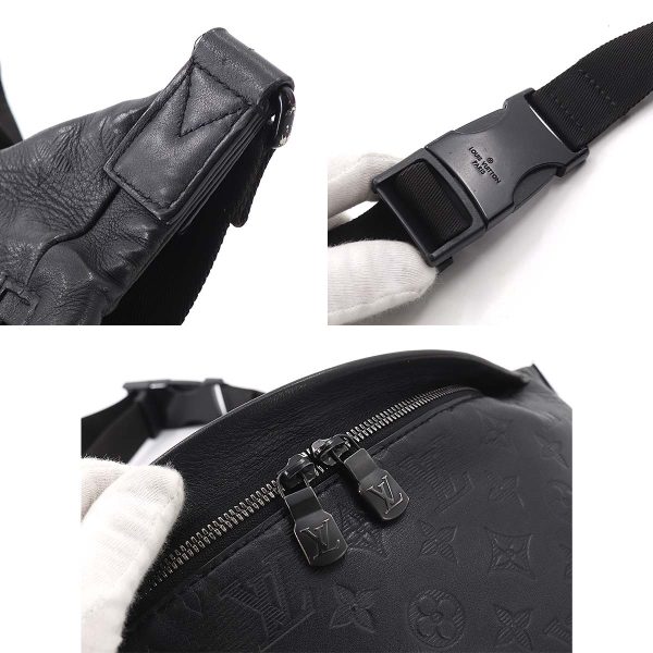 90176725 07 Louis Vuitton Monogram Shadow Discovery Bumbag Body Bag Leather