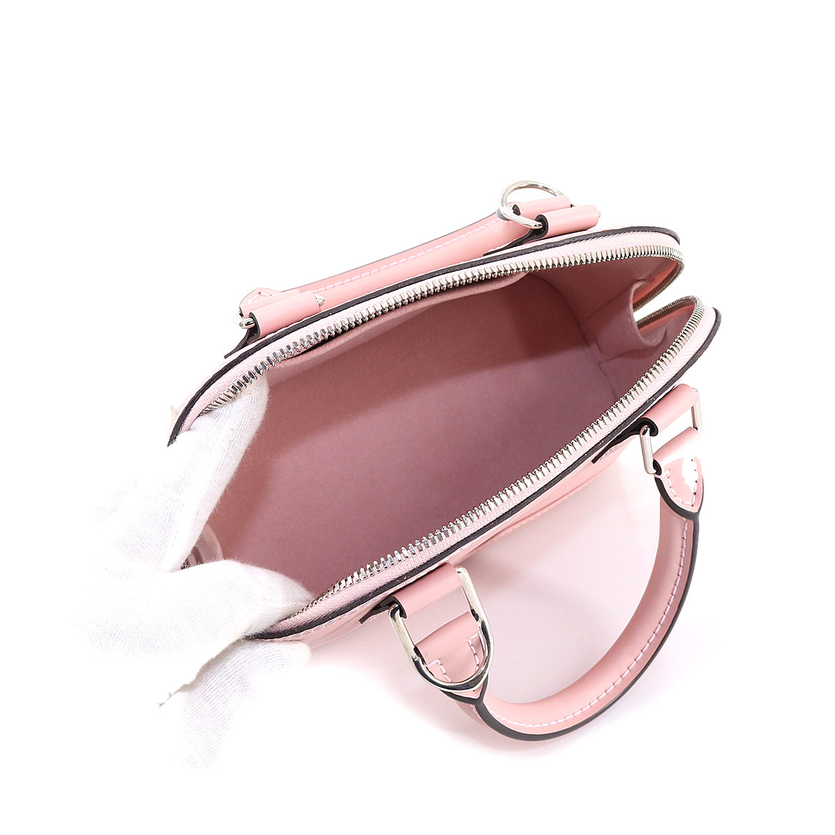 Louis Vuitton Epi Alma BB 2Way Hand Shoulder Bag Leather - Image 5