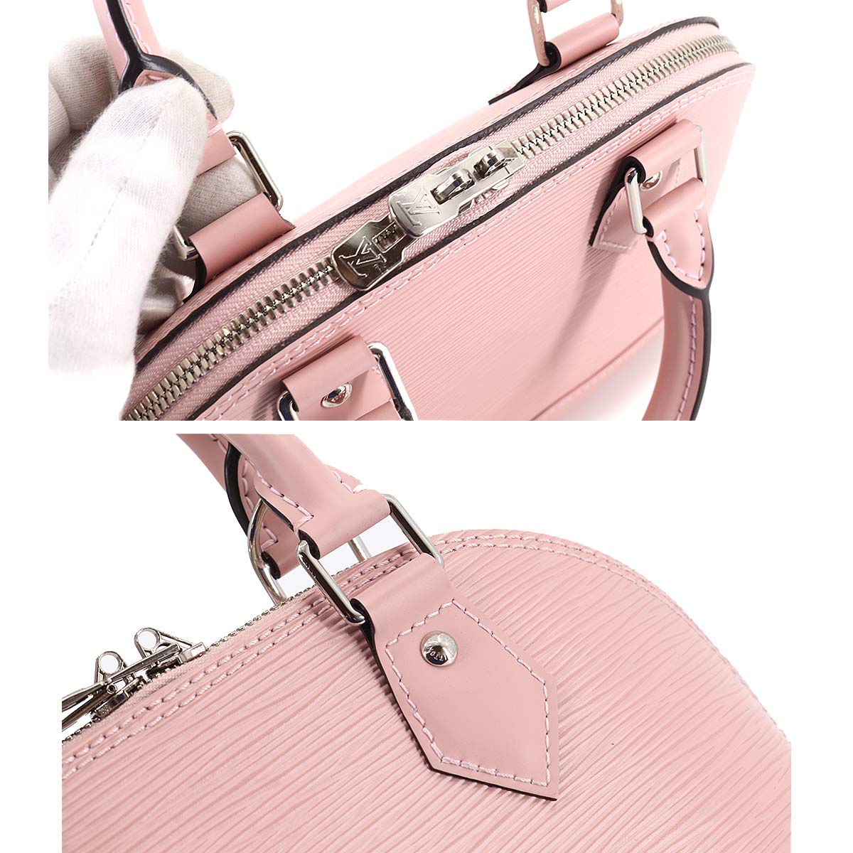 Louis Vuitton Epi Alma BB 2Way Hand Shoulder Bag Leather - Image 6