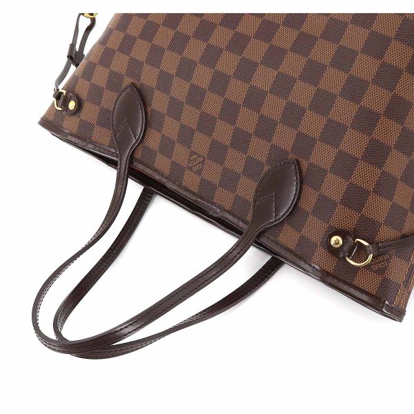 90176766 05 Louis Vuitton Damier Neverfull PM Tote Bag Ebene