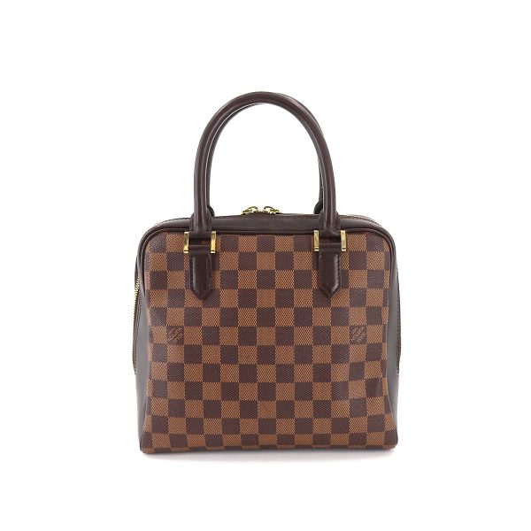 90176770 02 Louis Vuitton Damier Brera Hand Bag Ebene Brown