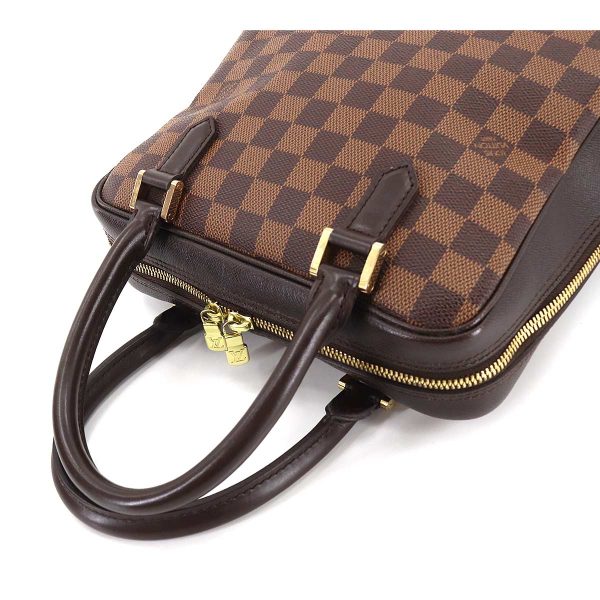 90176770 05 Louis Vuitton Damier Brera Hand Bag Ebene Brown