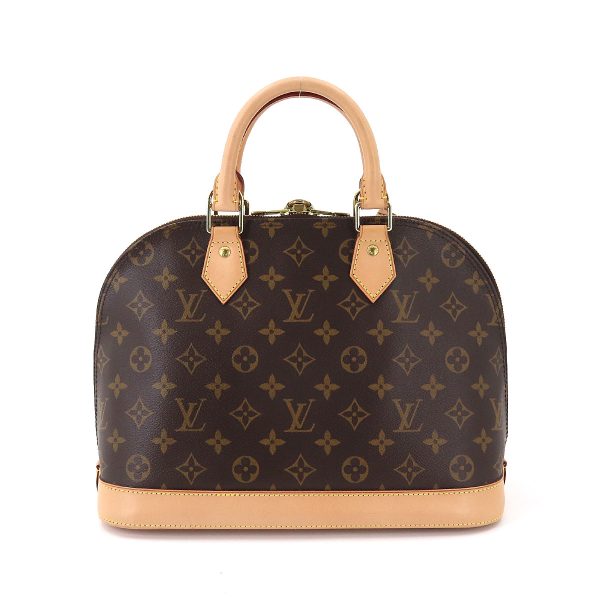 90176794 02 Louis Vuitton Monogram Alma PM Hand Bag Brown Gold Hardware