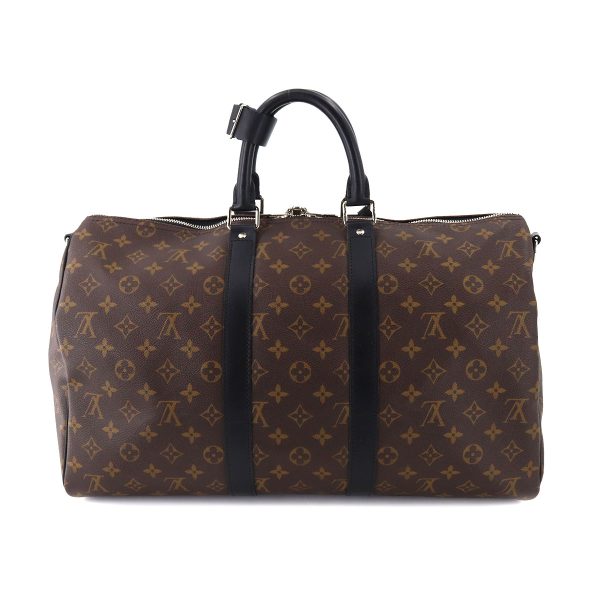 90177625 02 Louis Vuitton Monogram Macassar Keepall Bandouliere 45 Shoulder Bag