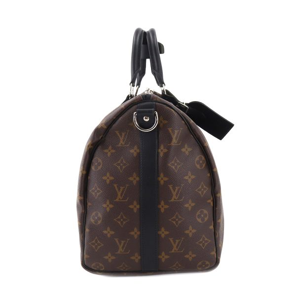 90177625 03 Louis Vuitton Monogram Macassar Keepall Bandouliere 45 Shoulder Bag