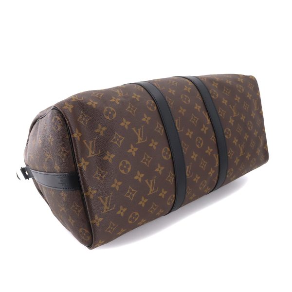 90177625 04 Louis Vuitton Monogram Macassar Keepall Bandouliere 45 Shoulder Bag