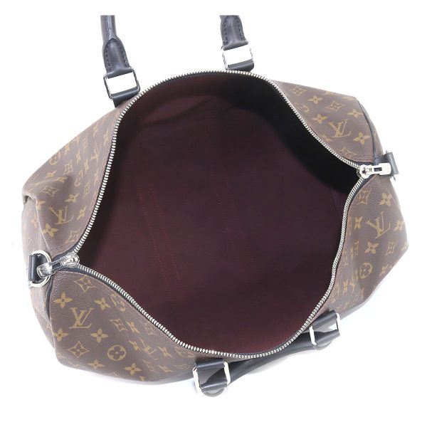 90177625 06 Louis Vuitton Monogram Macassar Keepall Bandouliere 45 Shoulder Bag