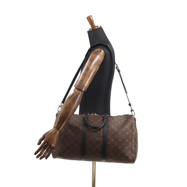 90177625 10 Louis Vuitton Monogram Macassar Keepall Bandouliere 45 Shoulder Bag