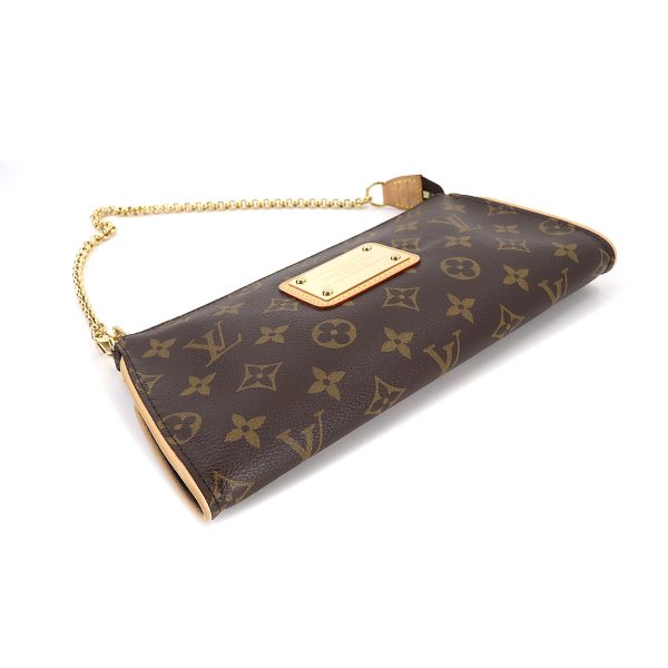 90177841 04 Louis Vuitton Monogram Sophie 2way Chain Shoulder Bag Brown