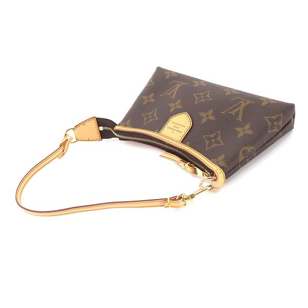 90177871 05 Louis Vuitton Monogram Mini Pochette Delightful Hand Bag Brown