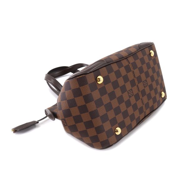 90178005 04 Louis Vuitton Damier Verona PM Hand Bag Ebene Brown