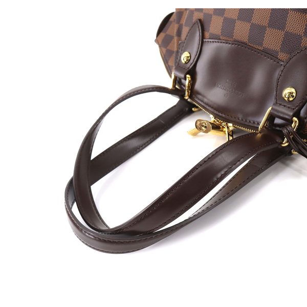 90178005 05 Louis Vuitton Damier Verona PM Hand Bag Ebene Brown