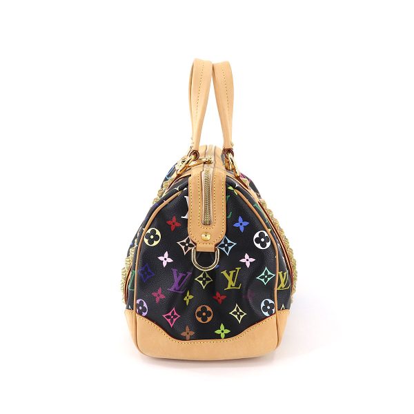 90178026 03 Louis Vuitton MultiColor Courtney MM Shoulder Bag Noir Black