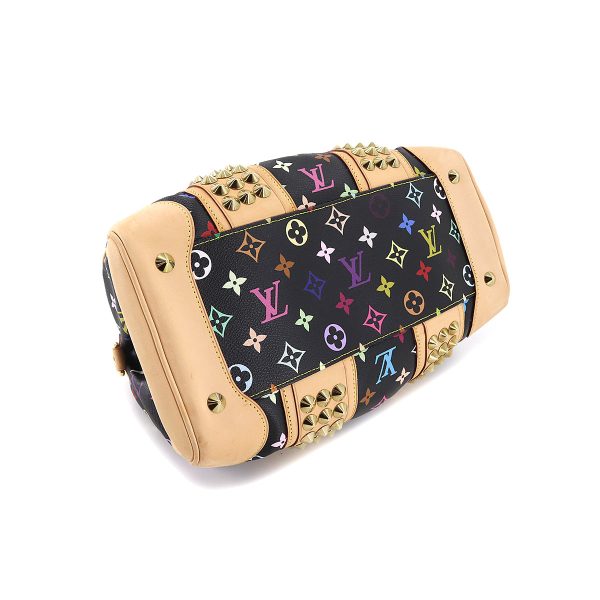 90178026 04 Louis Vuitton MultiColor Courtney MM Shoulder Bag Noir Black