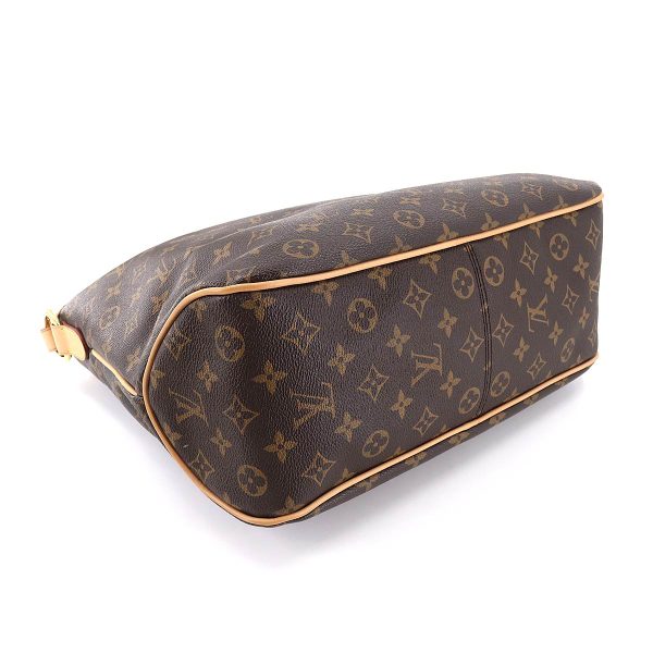 90178052 04 Louis Vuitton Monogram Delightful PM Shoulder Bag Brown Beige