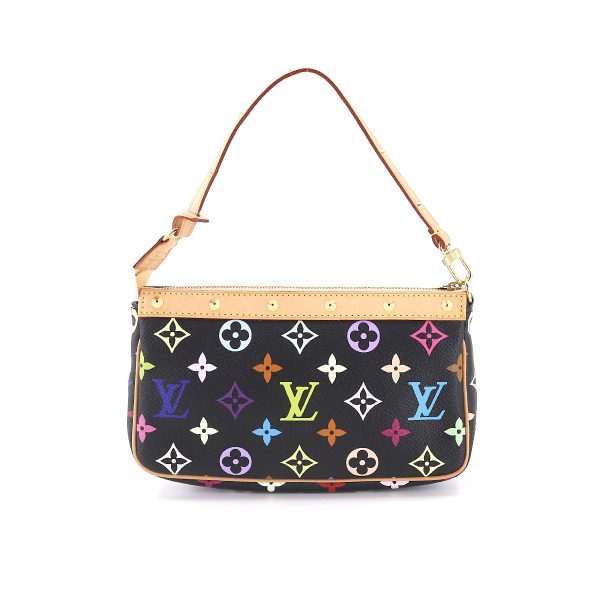 90178110 02 Louis Vuitton Monogram Multicolor Pochette Accessoires Hand Bag