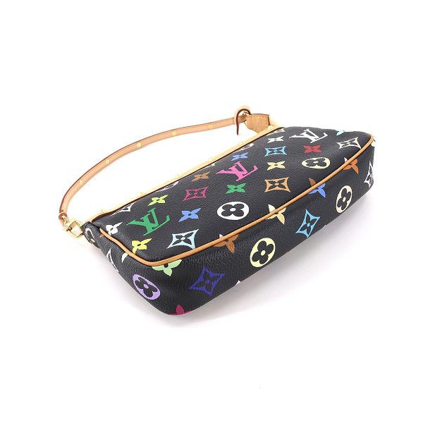 90178110 04 Louis Vuitton Monogram Multicolor Pochette Accessoires Hand Bag