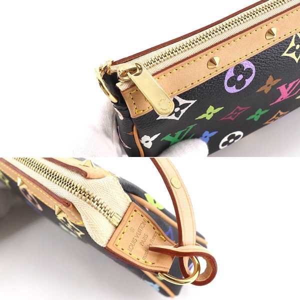 90178110 07 Louis Vuitton Monogram Multicolor Pochette Accessoires Hand Bag