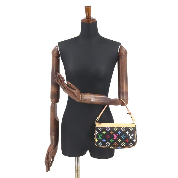 90178110 10 Louis Vuitton Monogram Multicolor Pochette Accessoires Hand Bag