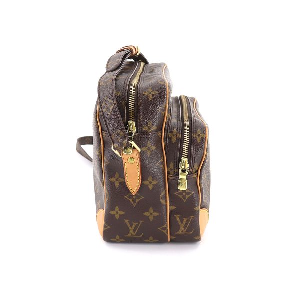 90178114 03 Louis Vuitton Monogram Nile Shoulder Bag Brown Gold Hardware