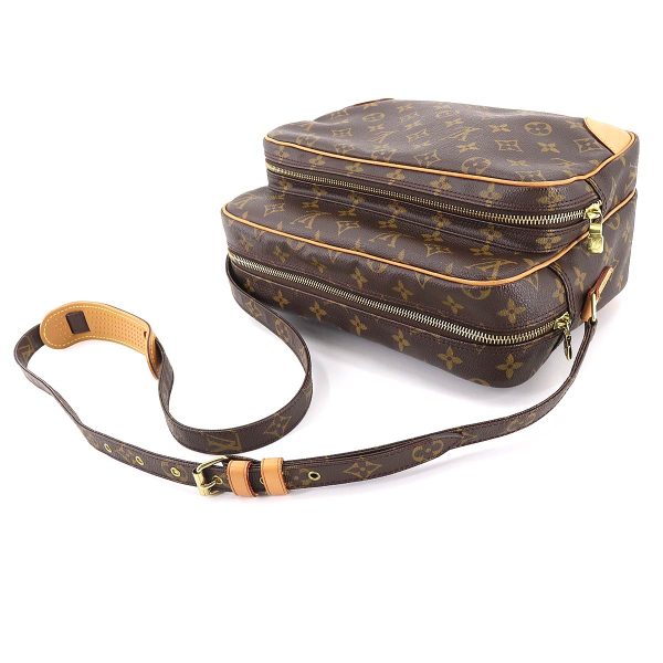 90178114 05 Louis Vuitton Monogram Nile Shoulder Bag Brown Gold Hardware