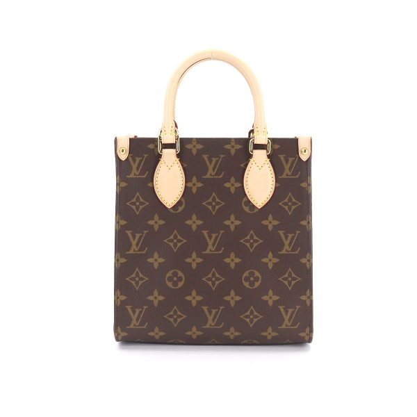 90178213 02 Louis Vuitton Monogram Sac Plat BB 2way Shoulder Bag Brown