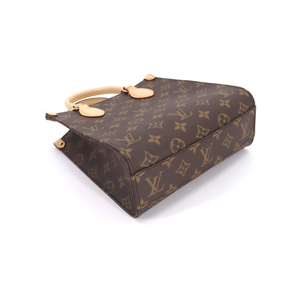 90178213 04 Louis Vuitton Monogram Sac Plat BB 2way Shoulder Bag Brown