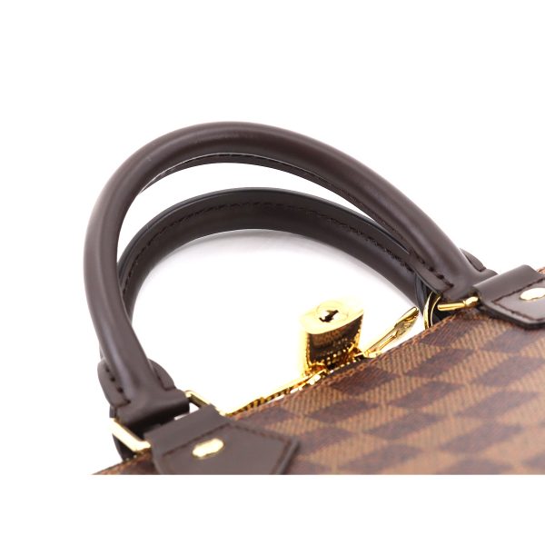 90178657 05 Louis Vuitton Damier Alma PM Hand Bag Ebene Brown