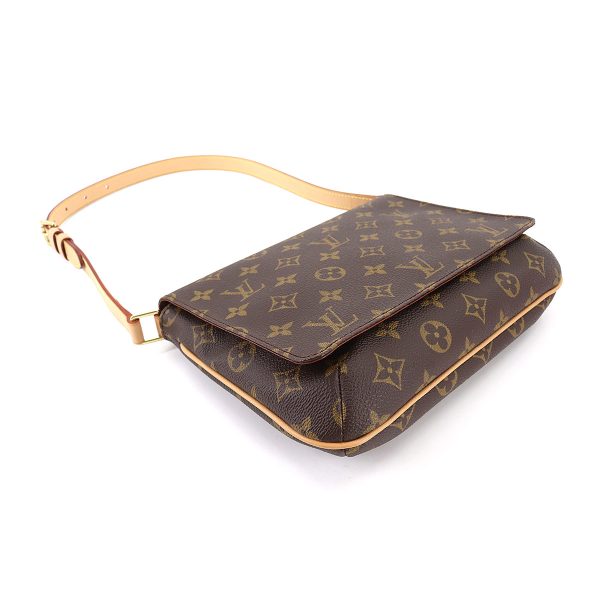 90178821 04 Louis Vuitton Monogram Musette Tango Short Shoulder Bag Brown