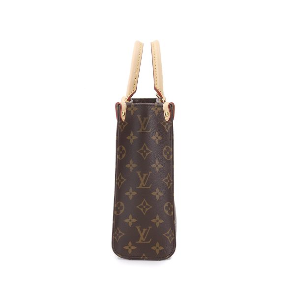 90178866 03 Louis Vuitton Monogram Sac Plat BB 2way Hand Shoulder Bag Brown