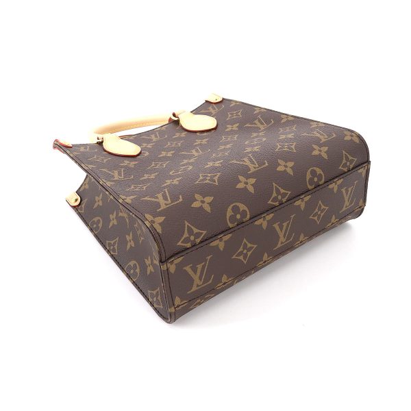 90178866 04 Louis Vuitton Monogram Sac Plat BB 2way Hand Shoulder Bag Brown