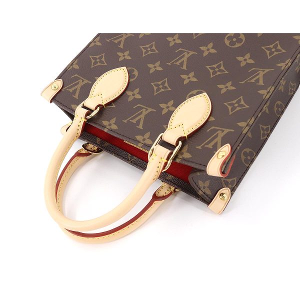 90178866 05 Louis Vuitton Monogram Sac Plat BB 2way Hand Shoulder Bag Brown