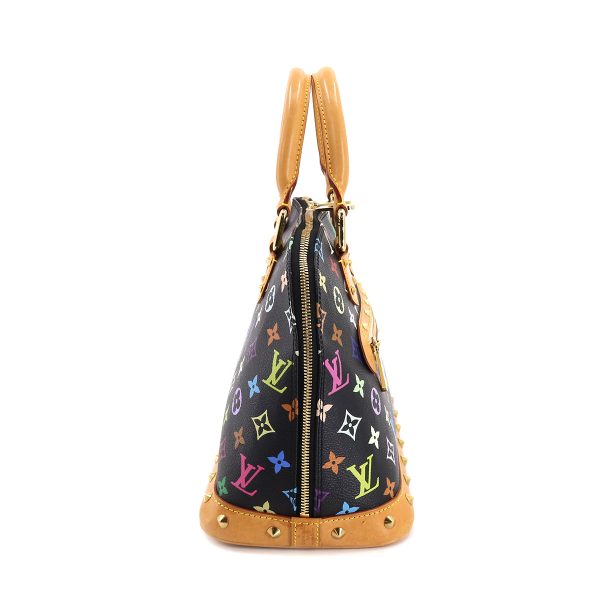 90178872 03 Louis Vuitton Monogram Multicolor Alma Hand Bag Noir