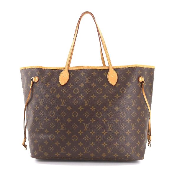 90178881 02 Louis Vuitton Monogram Neverfull GM Tote Bag Brown Gold Hardware