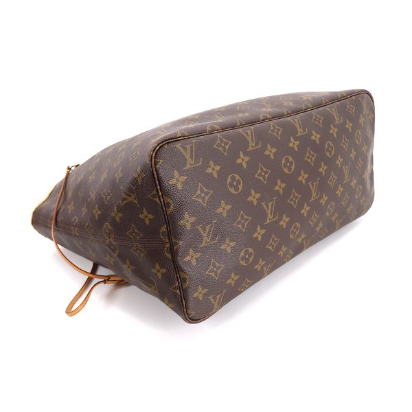 90178881 04 Louis Vuitton Monogram Neverfull GM Tote Bag Brown Gold Hardware