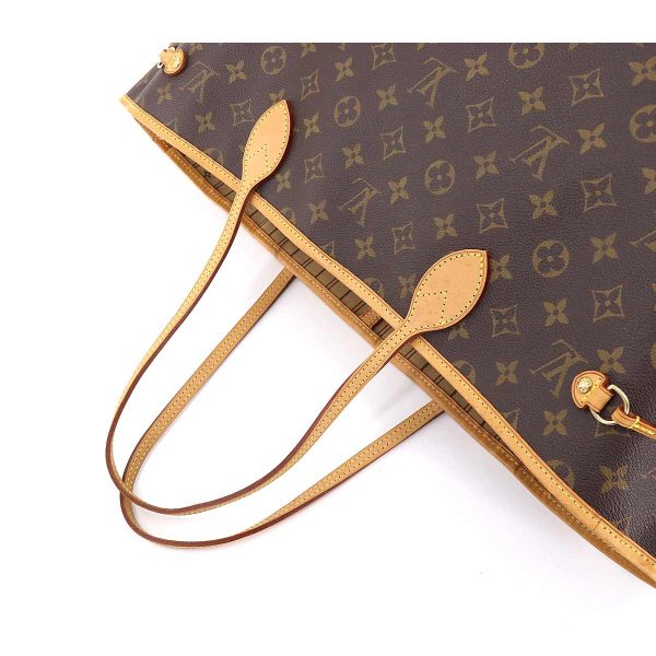 90178881 05 Louis Vuitton Monogram Neverfull GM Tote Bag Brown Gold Hardware