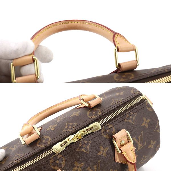 90178890 07 Louis Vuitton Monogram Speedy Bandouliere 25 2way Shoulder Bag Brown