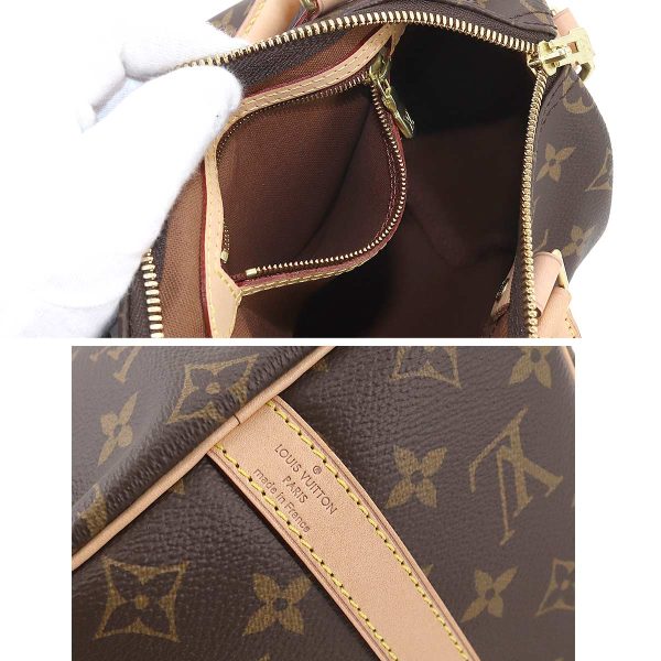 90178890 08 Louis Vuitton Monogram Speedy Bandouliere 25 2way Shoulder Bag Brown