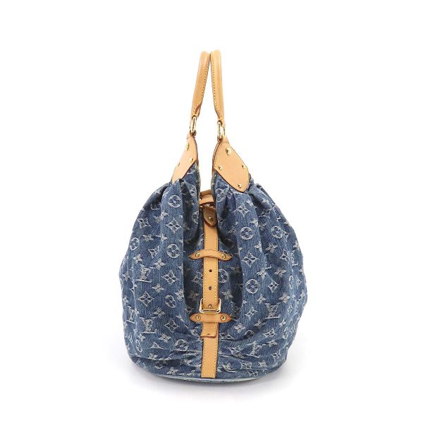 90178935 03 Louis Vuitton Monogram Denim XL Shoulder Bag Canvas Blue