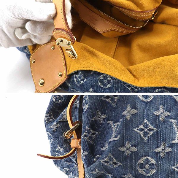 90178935 08 Louis Vuitton Monogram Denim XL Shoulder Bag Canvas Blue