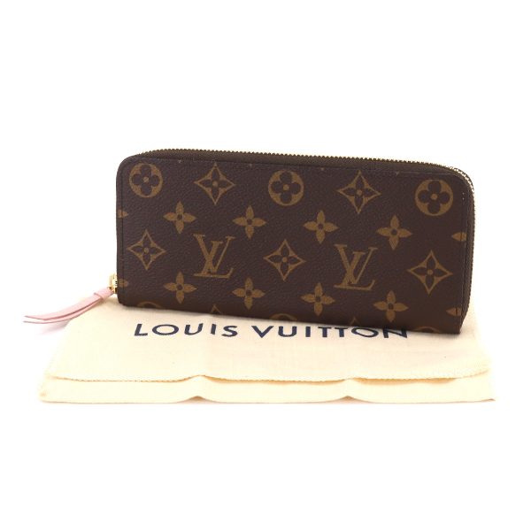 90178944 08 Louis Vuitton Monogram Portefeuille Clemence Round Zipper Long Wallet