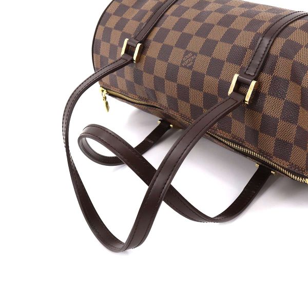 90179198 05 Louis Vuitton Damier Papillon 30 Hand Bag Ebene Brown