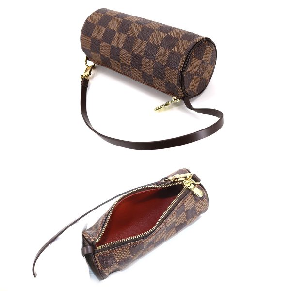 90179198 08 Louis Vuitton Damier Papillon 30 Hand Bag Ebene Brown