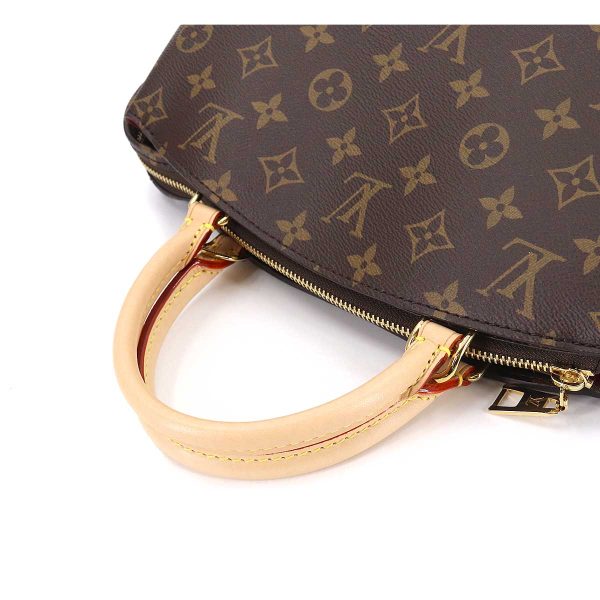 90179530 05 Louis Vuitton Monogram Petit Palais PM 2way Shoulder Bag Brown