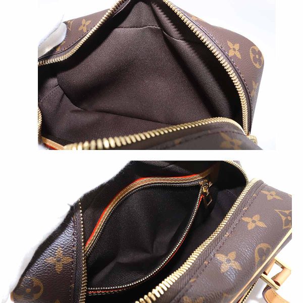 90179573 07 Louis Vuitton Monogram Cite Shoulder Bag Brown Gold Hardware