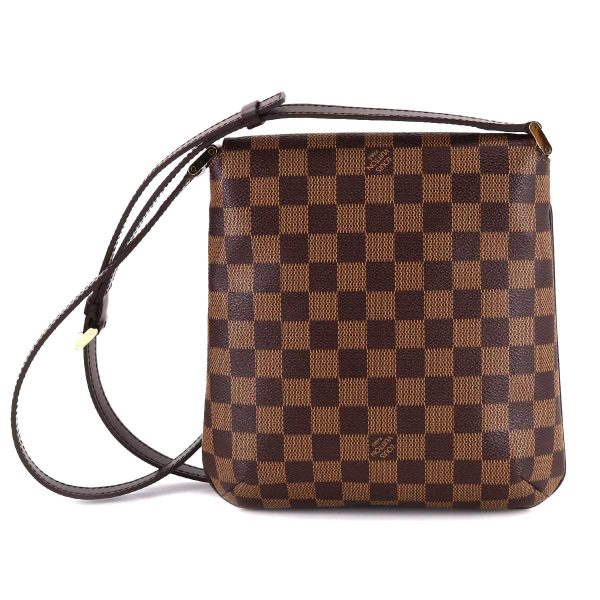 90179648 02 Louis Vuitton Damier Musette Salsa Long Shoulder Bag Ebene