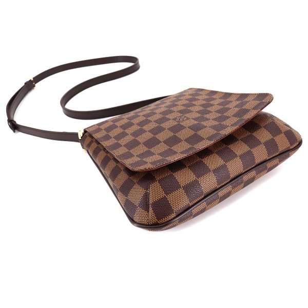 90179648 04 Louis Vuitton Damier Musette Salsa Long Shoulder Bag Ebene